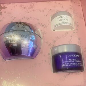 Lancome Renergie Skincare Set - Purple and White